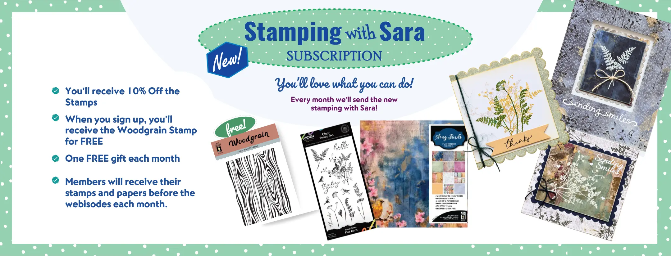Stamping with Sara Subscription